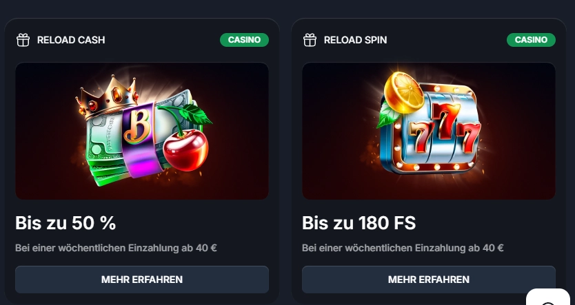 Beef Casino Rakeback mit täglichen wöchentlichen und monatlichen Prämien