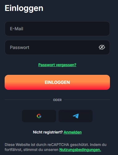 Beef Casino Login mit E-Mail-Adresse Passwort und Anmeldung